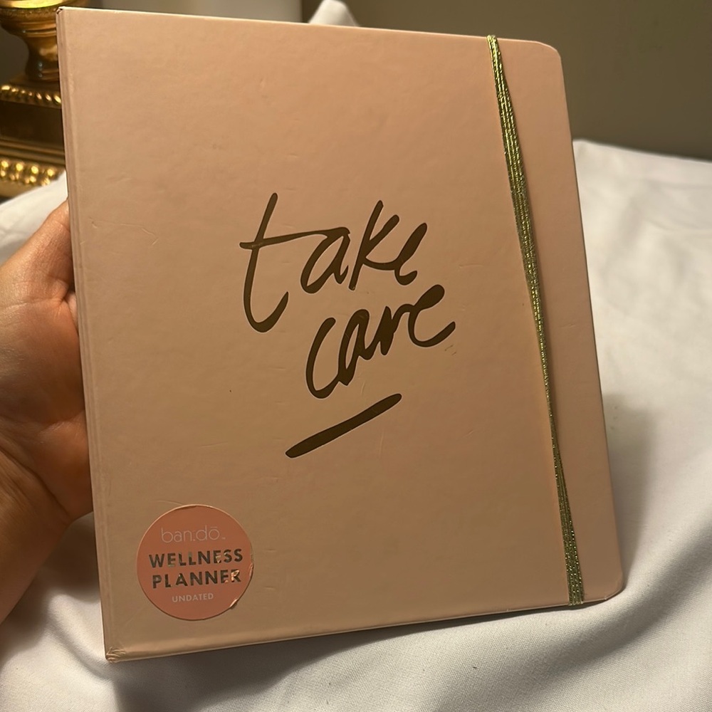 Take care Ban.do Pink Wellness Planner